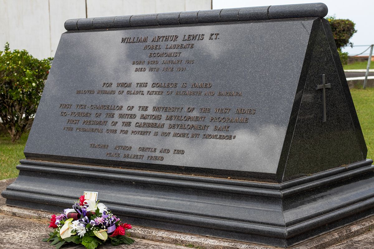 grave of sir william arthur lewis