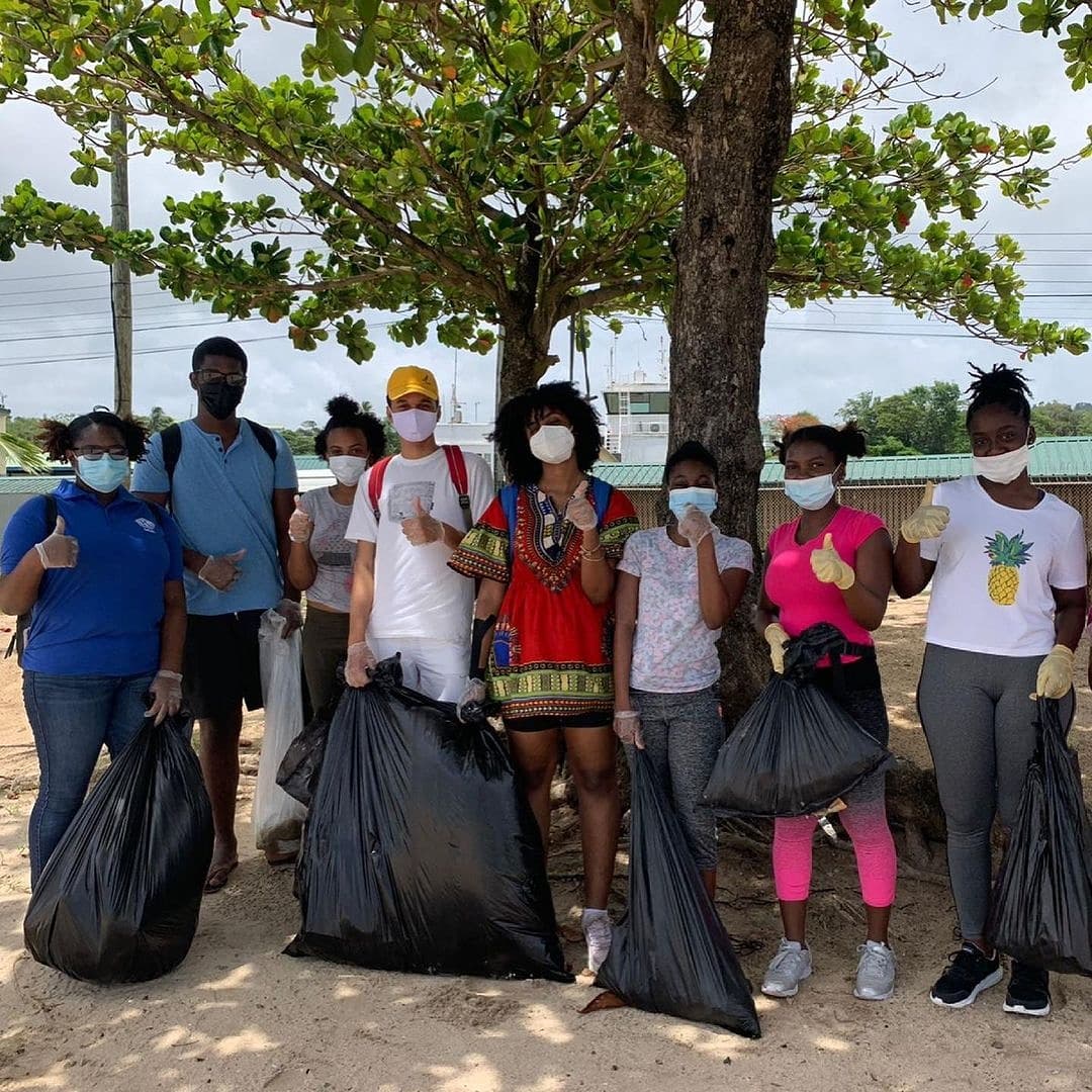 SALCC's Circle K Club took the initiative of restoring two of our island's beaches.